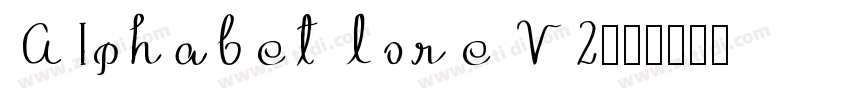 AIphabet lore V2彩色字体转换